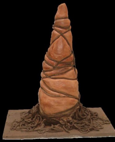 Sculpture intitulée "Bondage 2  Céline B…" par Empreintes Intimes, Œuvre d'art originale, Céramique