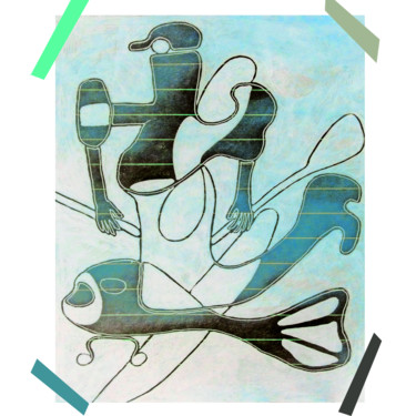 Digitale Kunst mit dem Titel "Moving - Alternativ…" von Gotyoufish, Original-Kunstwerk, Digitale Malerei