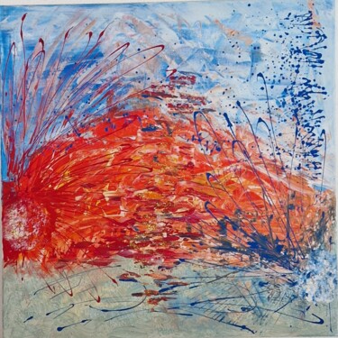 Malerei mit dem Titel ""Sonnenaufgang am M…" von Ioana Carmen Ruja, Original-Kunstwerk, Acryl
