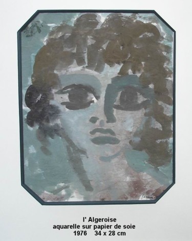 Peinture intitulée "L'Algeroise" par Ioana, Œuvre d'art originale, Huile