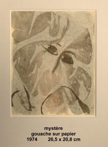 Malerei mit dem Titel "mystère" von Ioana, Original-Kunstwerk, Öl