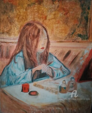 Картина под названием ""Fanny" ....selon H…" - Iolanda Pasquali (Yo Souris), Подлинное произведение искусства, Акрил