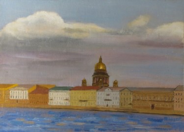 Картина под названием "Saint Petersburg 1" - Kseniya Kasyanova, Подлинное произведение искусства