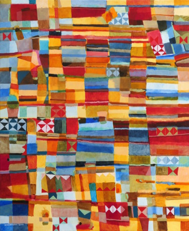 Papillons antiques Peinture intitulée "Papillons antiques" par Jérémie Iordanoff, Œuvre d'art originale, Huile