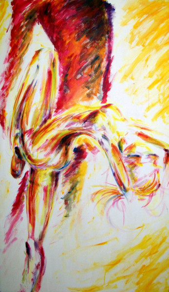 Peinture intitulée "Tango" par Io Zárate, Œuvre d'art originale, Acrylique