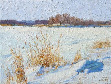 Картина под названием ""В зимний день"" - Igor Panov, Подлинное произведение искусства, Масло