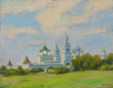 Painting titled ""В Переславле - Зал…" by Igor Panov, Original Artwork, Oil