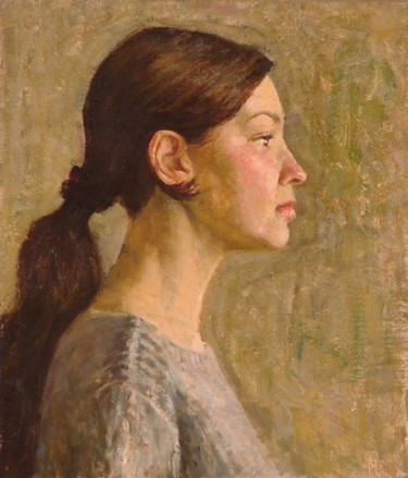 Картина под названием ""Портрет девушки"" - Igor Panov, Подлинное произведение искусства