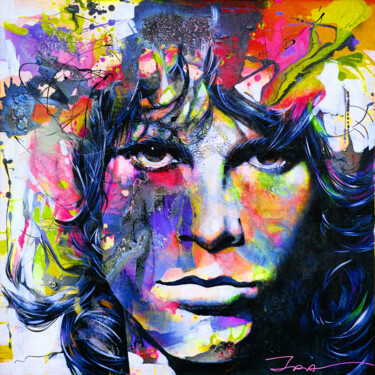 Ζωγραφική με τίτλο "Jim Morrison, limit…" από Ira Tsantekidou, Αυθεντικά έργα τέχνης, Άλλος