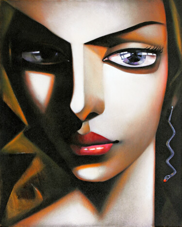 Painting titled "Eva, limited Editio…" by Ira Tsantekidou, Original Artwork, Acrylic