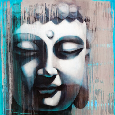 Arte digitale intitolato "Buddha Dream1, vers…" da Ira Tsantekidou, Opera d'arte originale, Pittura digitale
