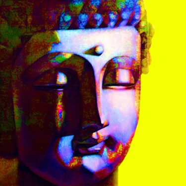 Painting titled "Buddha Dream 2, ver…" by Ira Tsantekidou, Original Artwork, Acrylic
