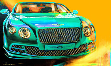 Ζωγραφική με τίτλο "Bentley, Driving Dr…" από Ira Tsantekidou, Αυθεντικά έργα τέχνης, Ακρυλικό