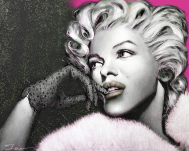 Pintura titulada "Marilyn's Memories,…" por Ira Tsantekidou, Obra de arte original, Pigmentos