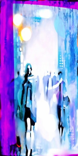 Картина под названием "Contraluz 33" - Ira Tsantekidou, Подлинное произведение искусства, Цифровая живопись