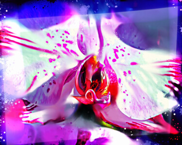 Painting titled "Orchid 10" by Ira Tsantekidou, Original Artwork, Digital Painting