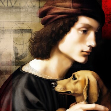 Malerei mit dem Titel "Renaissance Fascina…" von Ira Tsantekidou, Original-Kunstwerk, Digitale Malerei