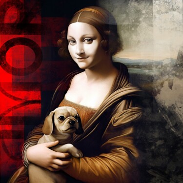 Malerei mit dem Titel "Renaissance Fascina…" von Ira Tsantekidou, Original-Kunstwerk, Digitale Malerei