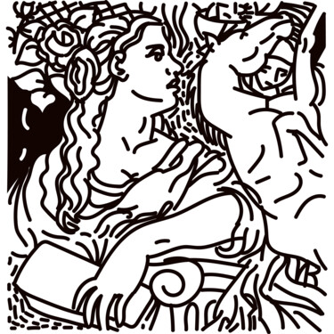 Rest Digitale Künste mit dem Titel "Rest" von Ирина Ванина, Original-Kunstwerk, 2D Digital Work