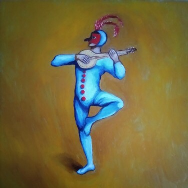 Painting titled "Coviello" by Ira, Original Artwork, Oil
