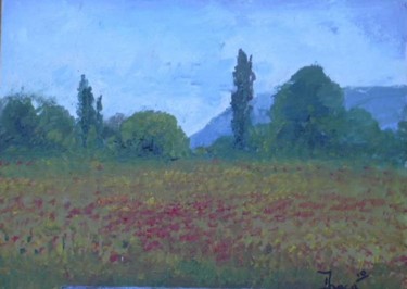 Painting titled "Omaggio a Monet" by Ira-Ma, Original Artwork, Oil
