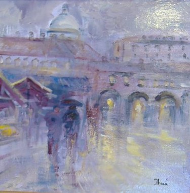 Painting titled "Torino / Porta Pala…" by Ira-Ma, Original Artwork, Oil