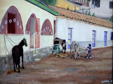 Peinture intitulée "Honduras" par Iracéma Lambotte (ira), Œuvre d'art originale