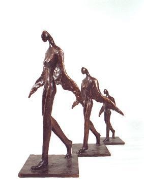 Sculpture titled "menter" by Haider Wady, Original Artwork, Metals