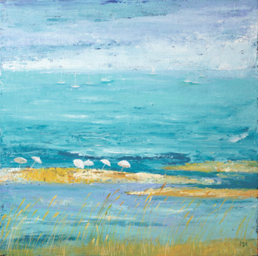 Картина под названием "Вспоминая море" - Irina Mironets, Подлинное произведение искусства, Масло