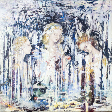 Malerei mit dem Titel "Manifestation" von Irina Mironets, Original-Kunstwerk, Öl