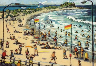 Painting titled "Boxing Day at Nobby…" by Ireland, Original Artwork