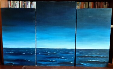 Painting titled "Триптих "Океан"" by Irena, Original Artwork