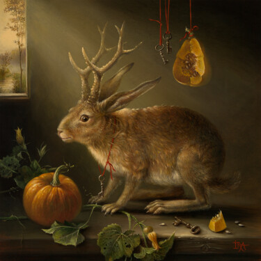 Malarstwo zatytułowany „November. Original…” autorstwa Irena Aizen, Oryginalna praca, Akryl