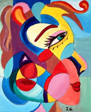 Malerei mit dem Titel "Dreamer" von Irena Goftman, Original-Kunstwerk, Acryl