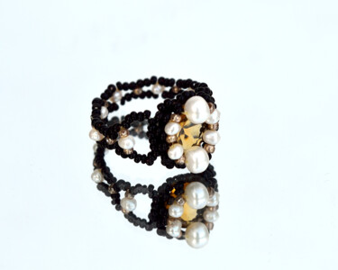 Design intitulée "Classic ring with c…" par Irena Zelickman, Œuvre d'art originale, Bijoux