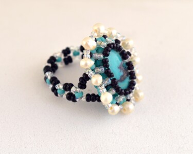 Design titled "Delicate turquoise…" by Irena Zelickman, Original Artwork, Jewelry