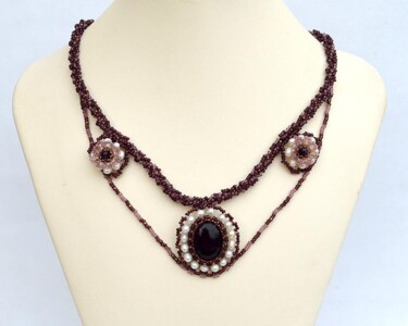 Design / Projektowanie użytkowe zatytułowany „Romantic necklace w…” autorstwa Irena Zelickman, Oryginalna praca, Biżuteria