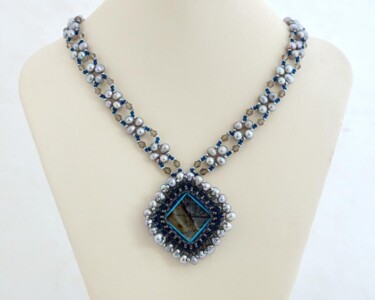 Design titled "Necklace with jaspe…" by Irena Zelickman, Original Artwork, Jewelry