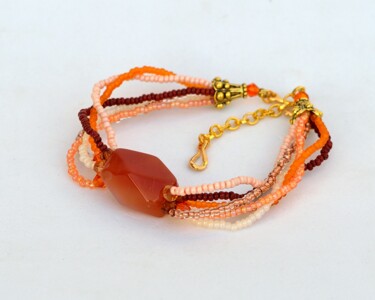 Design mit dem Titel "Multi strand bracel…" von Irena Zelickman, Original-Kunstwerk, Schmuck