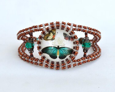Design titled "Butterflies in copp…" by Irena Zelickman, Original Artwork, Jewelry
