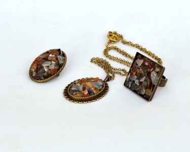 Design getiteld "Mosaic set: pendant…" door Irena Zelickman, Origineel Kunstwerk, Juwelen