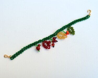 Design intitulée "Bracelet “Harvest”" par Irena Zelickman, Œuvre d'art originale, Bijoux