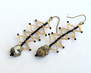 Design titled "Thorny earrings wit…" by Irena Zelickman, Original Artwork, Jewelry