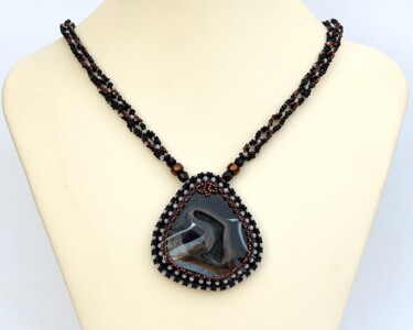 Design titled "Bold agate pendant…" by Irena Zelickman, Original Artwork, Jewelry