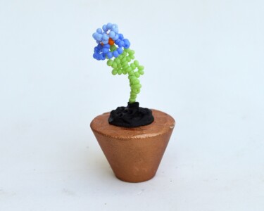 "Potted flower minia…" başlıklı Design Irena Zelickman tarafından, Orijinal sanat, Masa Sanatı