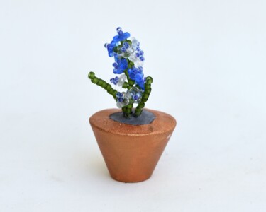Design intitulée "Potted flower minia…" par Irena Zelickman, Œuvre d'art originale, Art de la table