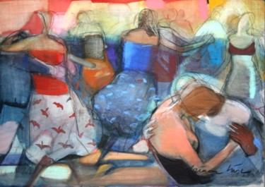 Painting titled "Party" by Irena Luse, Original Artwork