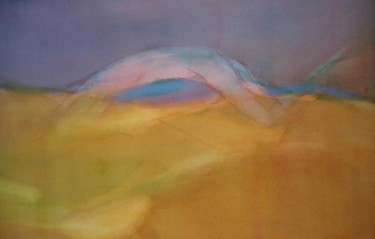 Pintura intitulada "Diver" por Irena Luse, Obras de arte originais, Aquarela