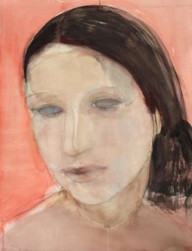 Painting titled "Dana" by Irena Luse, Original Artwork, Watercolor