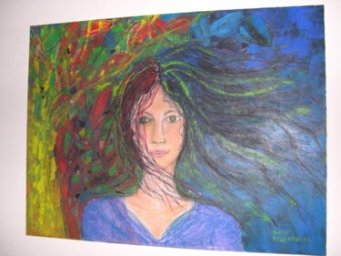 Painting titled "Sara" by Irene Pissarro, Original Artwork, Oil